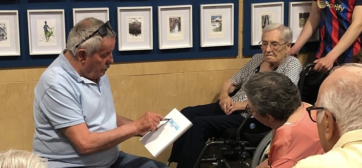 VISITA A L'EXPOSICIÓ D'AQUAREL·LES 